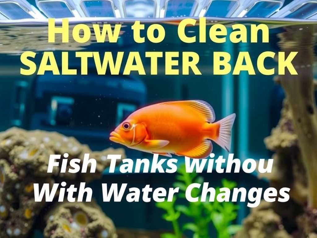 How to Clean Saltwater Ornamental Fish Tanks Without Water Changes